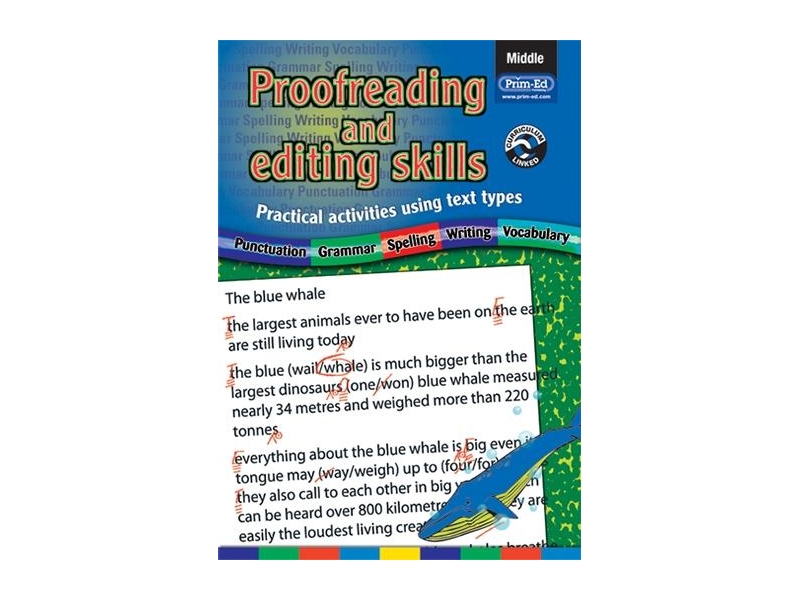 Proofreading & editing skills middle