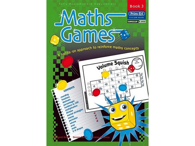 Maths games book upper