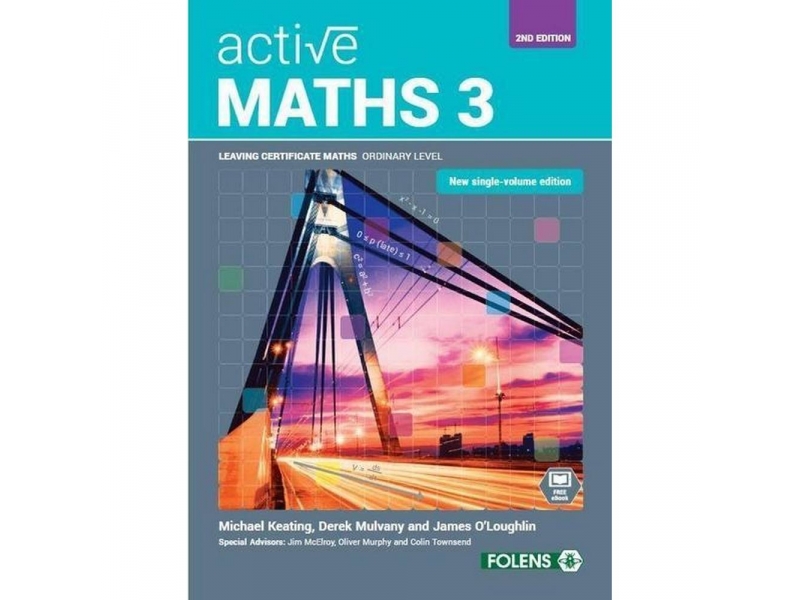 Active Maths 3 2nd Edition - Leaving Cert Ordinary Level Maths