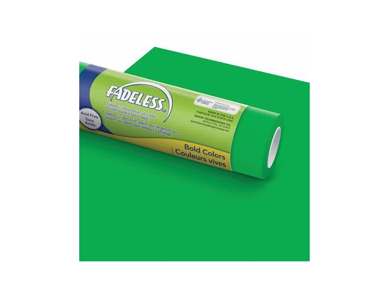 Fadeless paper apple green 48"x12"