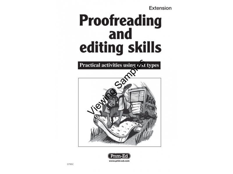 Proofreading & editing skills extension