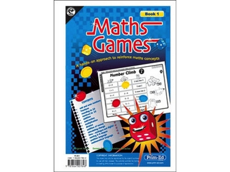 Maths games book lower