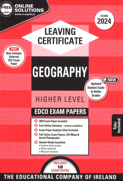 Edco Exam Papers - Leaving Certificate - Geography - Higher Level 2024