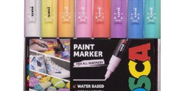 Uni-Posca PC-1M Set of 8 Pastel